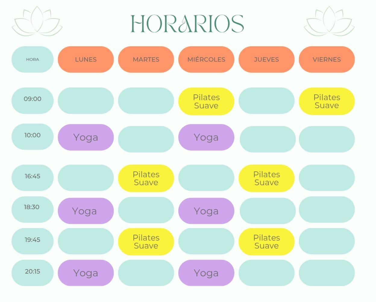 Horario de clases