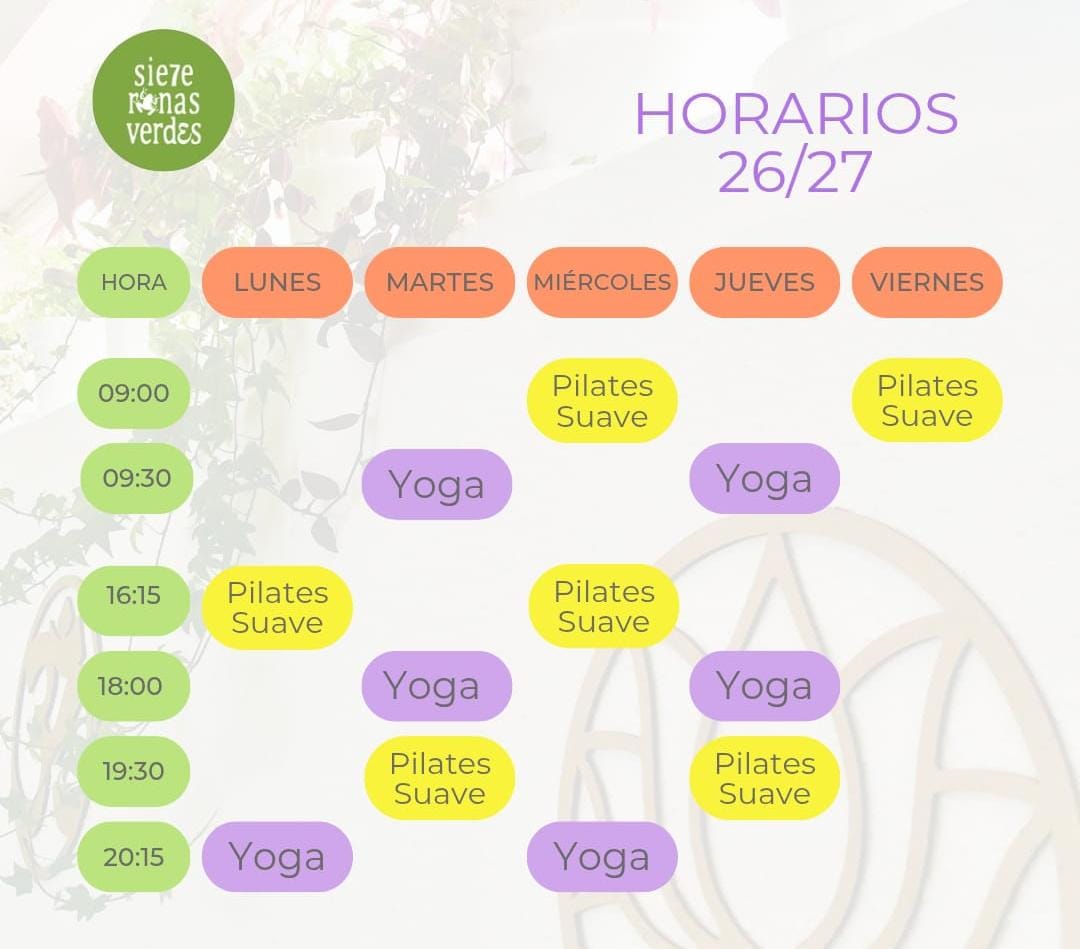 Horario de clases